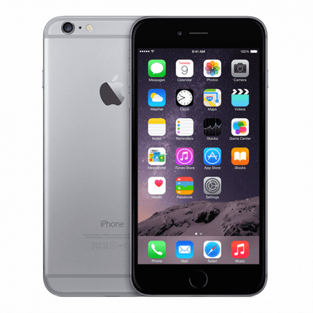 Refurbished Apple iPhone 6 Plus 64GB, Space Gray - AT&T (with 1 Year