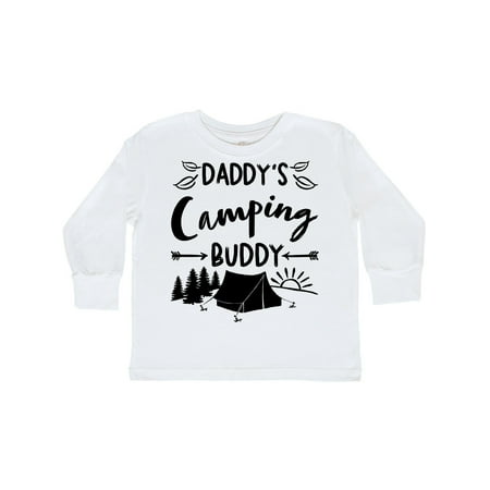 

Inktastic Daddys Camping Buddy Gift Toddler Boy or Toddler Girl Long Sleeve T-Shirt