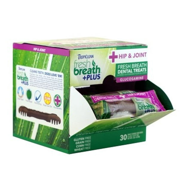 FRESH BREATH PLUS DENTAL TREAT HIP/JOINT SINGLE SERVE CUBE, USA