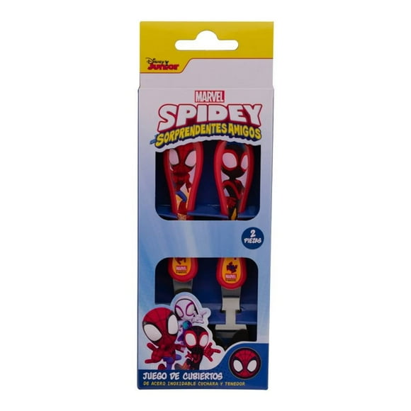 Juego de Cubiertos Fun Kids de Acero Inoxidable Spidey Amazing Friends Multicolor