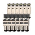 thumbnail image 1 of Conectores RJ45 Cat 8 ZOERAX sin herramientas, paquete de 12 unidades, 40 G, blindados, 1 of 7