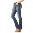thumbnail image 3 of WallFlower Women's Luscious Curvy Bootcut Mid-Rise Insta Stretch Juniors Jeans (Standard and Plus), 3 of 4
