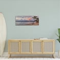 thumbnail image 2 of Stupell Tropical Sunset Palm Trees Coast Landscape Painting Gallery Wrapped Canvas Print Wall Art, 2 of 7