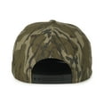 thumbnail image 4 of Mossy Oak Original Bottomland Camo Hat – High Profile Flat Bill Snapback, Structured Hunting Cap, One Size, 4 of 7