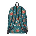 thumbnail image 3 of Pioneer Flower Floral Print Pattern Backpack for School, Cute School Bag with Adjustable Shoulder Straps and Padded Back, 15.7"x11.8"x5.5", 3 of 5