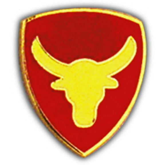 Eagle Emblems P15394 Pin - Army, Philippine Command Headquarters - AKA 12th Infantry Division - 1 in.