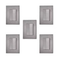 thumbnail image 1 of Placa Armada Inox 3 Apagadores Sencillos 1 Modulo Plata 5Pzs plateado 12cm, 1 of 3