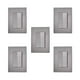 thumbnail image 1 of Placa Armada Inox 3 Apagadores Sencillos 1 Modulo Plata 5Pzs plateado 12cm, 1 of 3