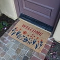 thumbnail image 3 of Rubber-Cal Floral Garden – Welcome Spring Doormat 15mm 18" X 30", 3 of 6