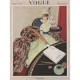 thumbnail image 2 of George Plank 12x14 Black Ornate Wood Framed Double Matted Museum Art Print Titled: Vogue (1921), 2 of 5