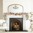 thumbnail image 5 of 2PC 68" Fall Maple Garland,Artificial Autumn Vine for Thanksgiving, Wedding & Fireplace Decor,Orangex2, 5 of 5