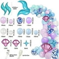 thumbnail image 2 of Mermaid Balloon Garland Kit Mermaid Tail Balloons Arch For Girl Mermaid Birthday Party Decorations Mermaid Balloons Baby Shower Party Supplies, 2 of 6