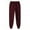 Wine, variant on Patlollav Mens Pants Sweatpants Hip-Hop Pants Legging Padded Casual Pants