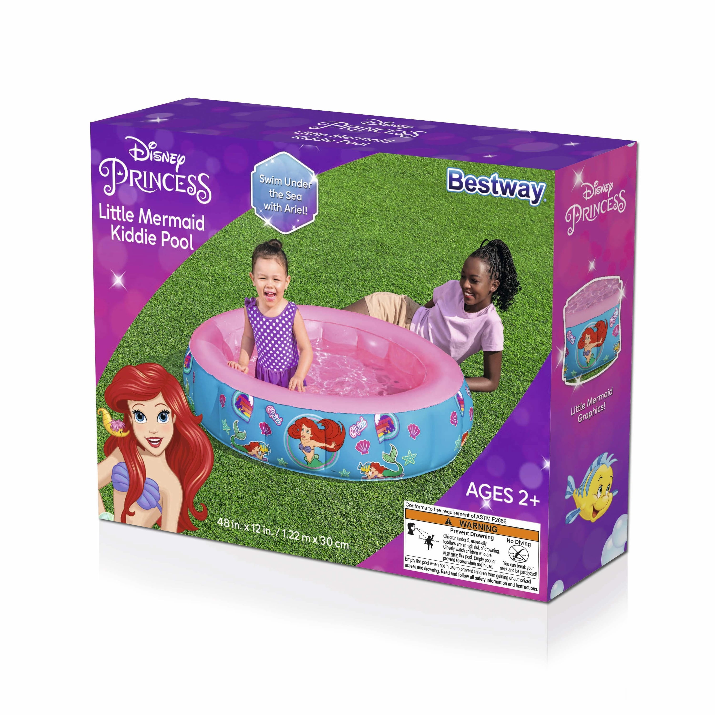 Disney Princess Little Mermaid Inflatable Above-Ground Kiddie Pool