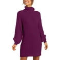 thumbnail image 2 of Daznico Women's Turtleneck Sweater Dress,Women Casual Solid Long Sleeve Sweater Dress Turtleneck Sweater Pullover Dress,Size S, 2 of 7