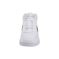 thumbnail image 3 of Nike Men's Court Vision Mid Sneaker, White/Blackwhite, 7.5 Regular US, 3 of 6
