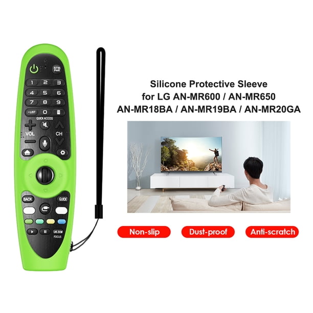Mangas Protectoras Funda de silicona Y38 para LG AN-MR600 AN-MR650 AN-MR18BA, funda para mando a distancia