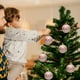 thumbnail image 5 of Seyotauo 6 Pcs Christmas Ball Ornaments 2.36 inch Glittering Shatterproof Plastic Xmas Balls Baubles Set with Stuffed Delicate Decoration with 5 Styles Hanging Bulbs Pendants for Holiday Party Decor, 5 of 6