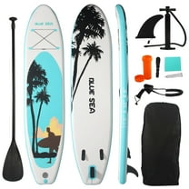 OZVMZQ 11ft Inflatable Paddle Board Stand up PaddleBoards with Premium SUP Accessories for Youth & Adults