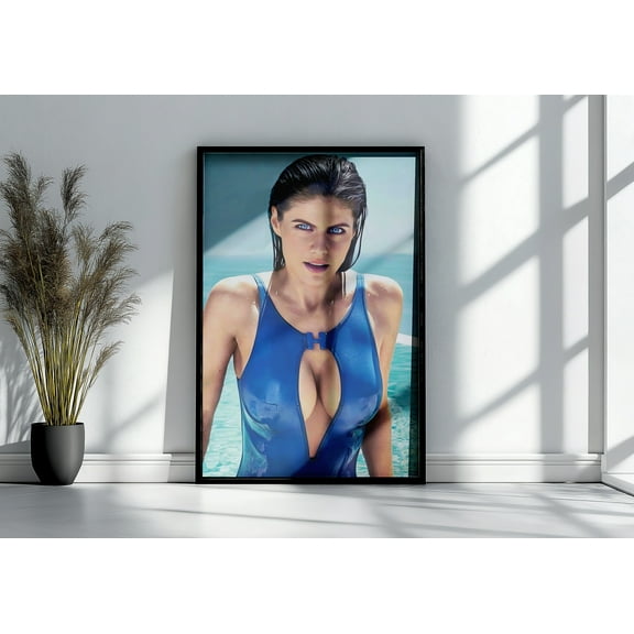 Alexandra Daddario Bikini Poster or Gallery Canvas Wall Art
