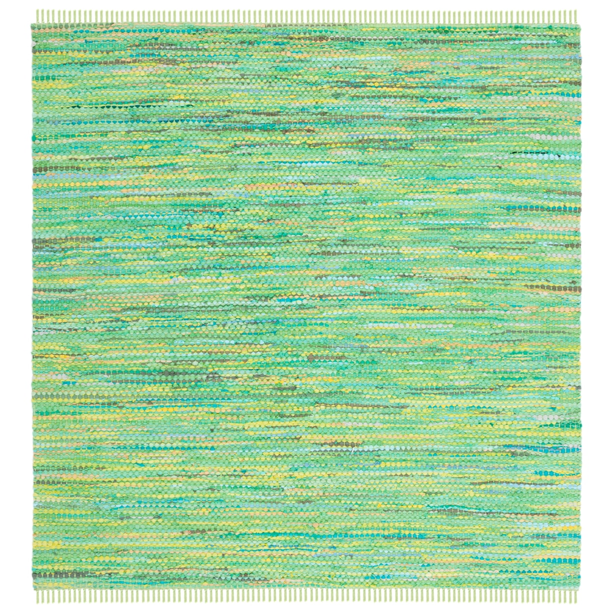 SAFAVIEH Montauk Renae Distressed Area Rug, Green, 6' x 9'