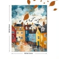 thumbnail image 3 of Coastal Houses Canvas Wall Art，Suitable for Living Room，Bedroom，Bathroom，Kitchen，Office Decoration., 3 of 8