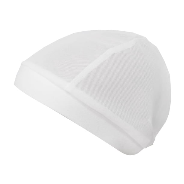 Gorro de Turbante Elástico de malla Sunnimix para Quimio blanco 26 cm Hijab musulmán para mujer Turbante