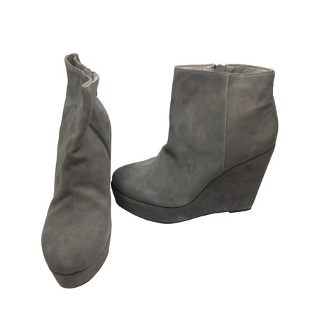 Lothian Molly Women's Side Zip Ankle Boots, Grey, US