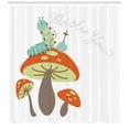thumbnail image 3 of Ambesonne Fantasy Shower Curtain, Hookah Caterpillar, 69"Wx70"L, Multicolor, 3 of 3