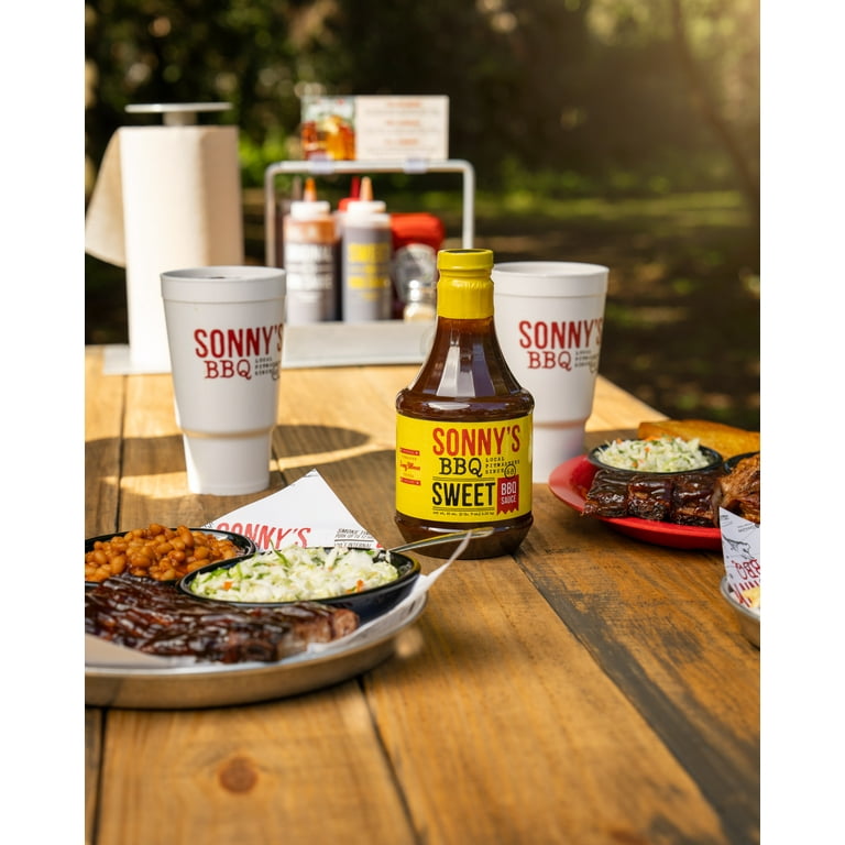 pack) Sonny's Real Pit BBQ Authentic Sweet BBQ Sauce 41oz (1