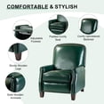 thumbnail image 4 of HULALA HOME Gladis Modern Retro Genuine Leather Recliner with Nailhead Trim by  GREEN Modern & Contemporary, Vintage, 4 of 5
