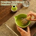 thumbnail image 7 of WLGJL Matcha Whisk Set, Japanese Tea Set (5pcs) includes Matcha Bowl with Spout, Bamboo Matcha Whisk and Matcha Scoop, Matcha Whisk Holder, Stainless Steel Sifter,（Green and Black）, 7 of 7