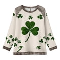 thumbnail image 4 of Chandail de la Saint-Patrick pour Femmes, Tunique à Manches Longues et Col Rond Imprimé Amusant, chandail Vert Décontracté pour Fête de Printemps, Tenue Décontractée pour la Saint-Patrick, 4 of 4