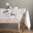thumbnail image 3 of Geecy Meadow Florals 100% Cotton Tablecloth 60 Inch x 60 Inch Square Floral Print for Kitchen Dining Decoration Parties Weddings, 3 of 8