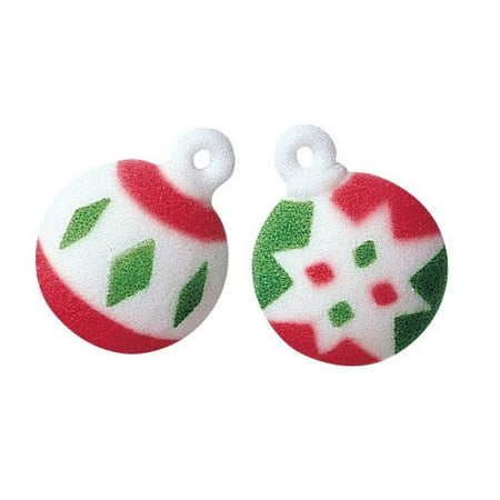 Cookie Assortments Christmas Ornament Assortment Christmas Assortment Sugar Decorations Toppers Party Favors Cookie Cupcake Cake 12 Count ()