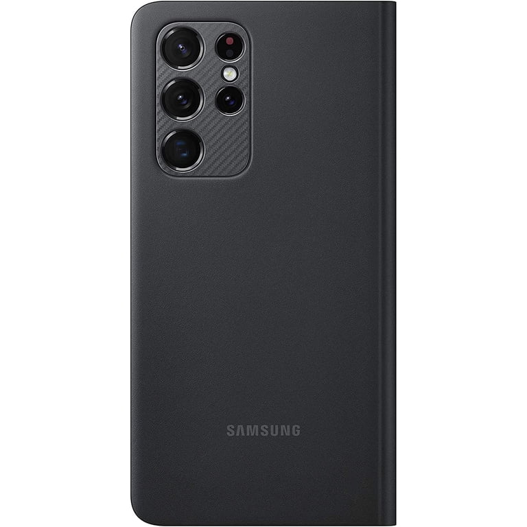 Samsung S-View Flip Case with S-Pen, Black, for Galaxy S21 Ultra