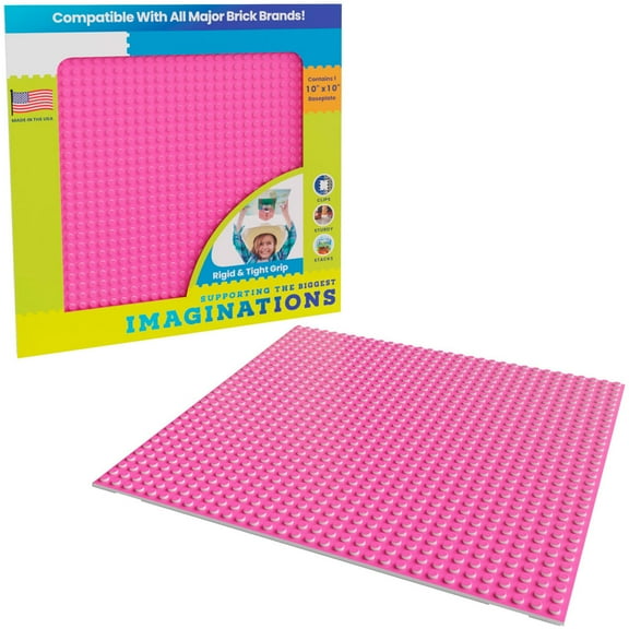 10" Bright Pink Baseplate (1Pack)