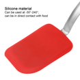 thumbnail image 5 of Silicone Cookie Spatula Turner Mini Brownie Spatula Heat-Resistant No Scratch Small Silicone Spatula Non-stick Cookware Flipper Baking Utensils -Red, 5 of 8