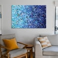 thumbnail image 6 of Jackson Pollock Blue Poles Canvas Wall Art Picture Print Wall Art Poster Painting Canvas Posters Artworks Gift Room Aesthetic 24x36inch(60x90cm), 6 of 6