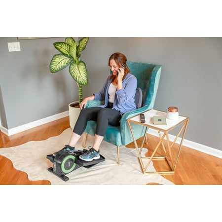 Cubii - JR2 Compact Seated Under Desk Elliptical, Low Impact Exercise for Home or the Office - Green