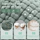 thumbnail image 2 of Pack de 6 paños para eructos, muselina Looxii, 100% algodón, color verde oscuro, 2 of 7