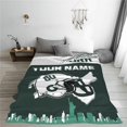 thumbnail image 5 of Custom New York 2 Blanket Personalized Throw Blankets Name and Number for Men Women Boy Football Style Decor Gifts, 5 of 6