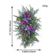 thumbnail image 3 of ufehgfjh Up to 60% off, Holiday Decorations, Purple Decorative Ring Clove Hyacinth Hydrangea Macrophylla Big Leaf Colorful Spring And Summer Garland Home Decoration Clearance, 3 of 6