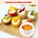 thumbnail image 4 of Bearachild Paquete de 100 Cupcake Liner Mousse Mold Pastelería Postre Galletas Taza Pan Wrappers Inicio Comedor Hotel Panadería Cocina Hornear Herramientas y accesorios para hornear Oro blanco Bearachild HA067404-02, 4 of 6