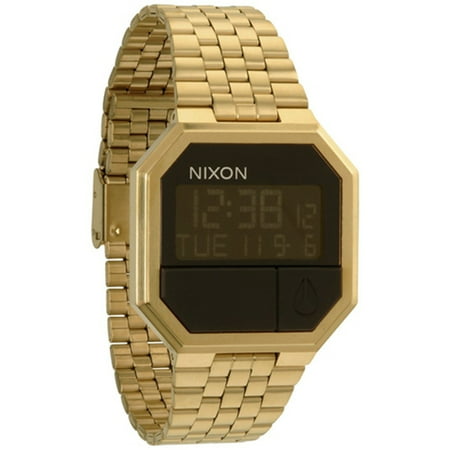 Nixon Men's Re-Run A158502 Digital Stainless-Steel Quartz Watch
