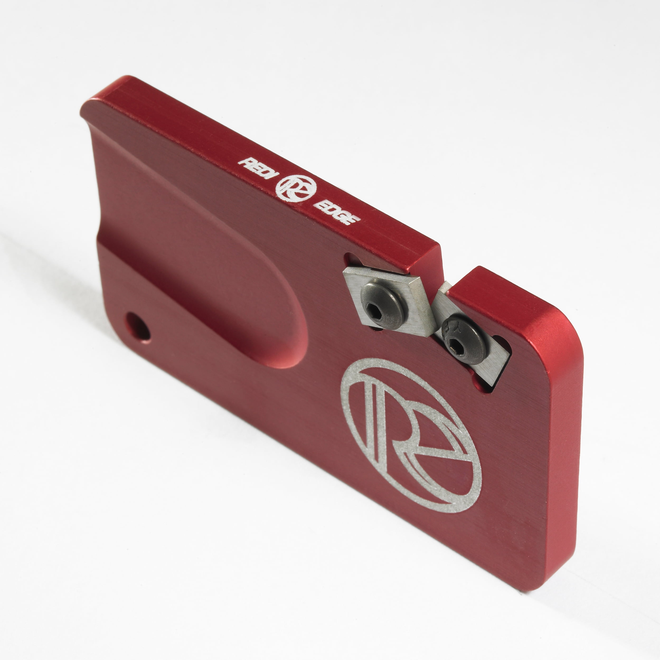 REDI-EDGE/KLAWHORN IND REPS201RD Pocket Knife Sharpener Duromite Carbide Red with Nylon Sheath