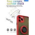 thumbnail image 3 of is Specially Designed for iPhone 11 Pro Max Anti-Fingerprint, Built-in 360° Rotating Ring Bracket Solid and Durable Magnetic car Phone case, Suitable for iPhone 11 Pro Max 6.5inches Women-Red, 3 of 11