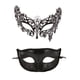 thumbnail image 4 of Monstrate Máscara facial de mascarada agradable para la piel de 2 piezas para bailes y fiestas Máscaras de mascarada Máscara de bola Máscara Kits de decoración para fiestas estilo 1, 4 of 6