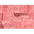 thumbnail image 1 of Ahgly Company Indoor Rectangle Patchwork Red Transitional Area Rugs, 7' x 9', 1 of 4