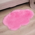 thumbnail image 4 of TIELUTT Imitation Wool Carpet Living Room Shag Carpet Oval Bedroom Machine Washable Floor Mat Throw Rugs for Living Room Popcorn Blanket Area Rug Living Room Decorative Blankets Big Soft Blanket, 4 of 4